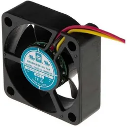 RS PRO DC fan, alarm, 30x10mm 5.61cu.m/h 12V, PC Lüfter, Schwarz