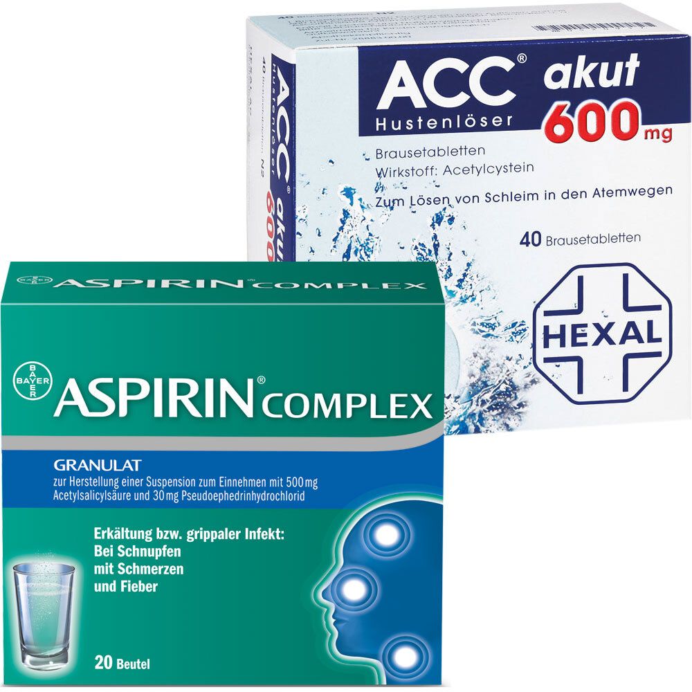 Erkältungsset Aspirin + ACC akut 1 St Set