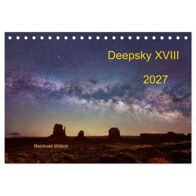 Deepsky XVIII (Tischkalender 2027 DIN A5 quer), CALVENDO Monatskalender