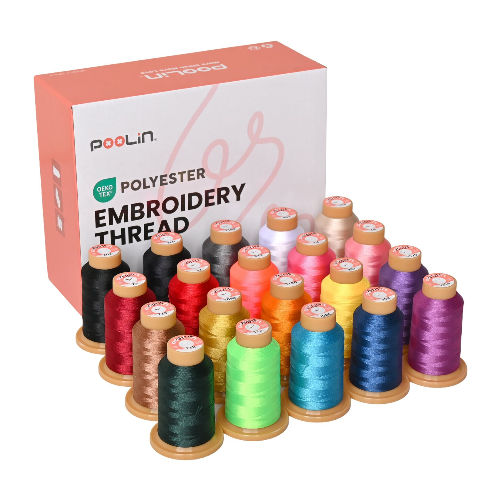 PooLin Embroidery Thread WT0102M18