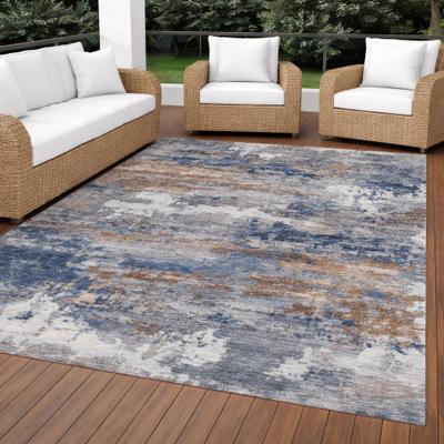 Addison Rugs Machine Washable Indoor/ Outdoor Abstract Savage Chantille Rug