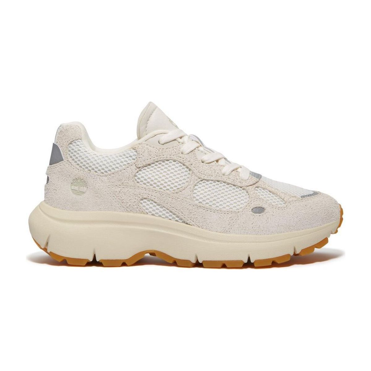 Timberland Womens Low Lace UP Sneaker natural mesh 6.5 Wide Fit TB0A43R8EW21-6.5-Wide Fit