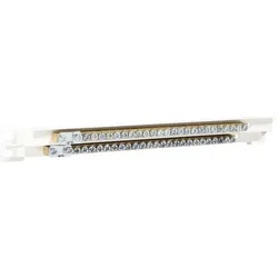 Hager, Verteilerschrank Zubehör, HAG UT14A PE/N-Messingklemme,universN,2x25 Klemmstellen