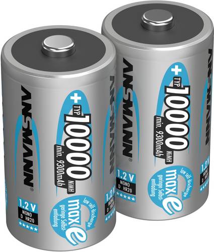 Ansmann maxE Mono (D)-Akku NiMH 10000 mAh 1.2V 2St.