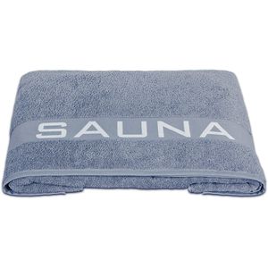Delindo Saunatuch Lifestyle Dulares, 80 x 200 cm, blau, 100% Baumwolle 500 g/m²