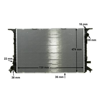 MAHLE Kühler, Motorkühlung BEHR HELLA SERVICE *** PREMIUM LINE cr1201000p für CUPRA