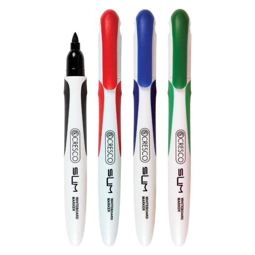 Cresco Schlanker, trocken abwischbarer Marker in 4 Farben (4x) (42093762)