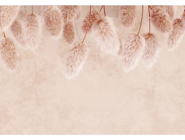 Tapete PAMPAS 3-teilig vliesfaser rosa 312x219x1cm