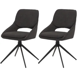 ESSZIMMERSTUHL Grau 2er-Set