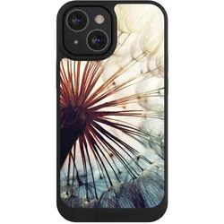 Nivocase Handyhülle für Apple iPhone 13 Mini Hülle NIVOpure Case Schwarz Blumen Fotografie Pusteblume (Apple iPhone 13 mini), Smartphone Hülle, Schwarz