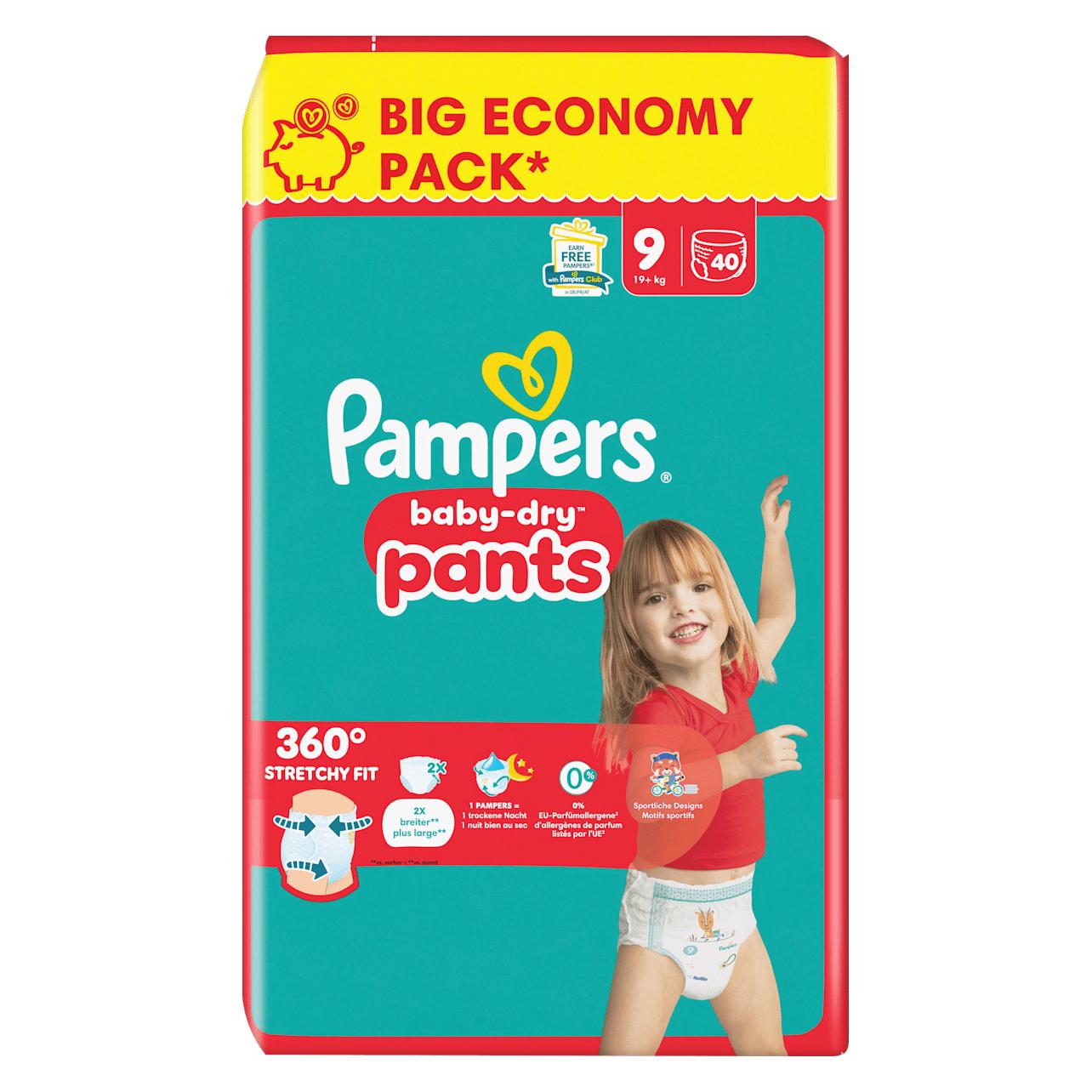 Pampers Baby Dry Pants (Gr. 9, 40 Stk.) (8006530276320)