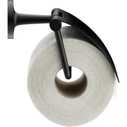 Duravit Starck T Papierrollenhalter 0099404600 schwarz matt, mit Deckel