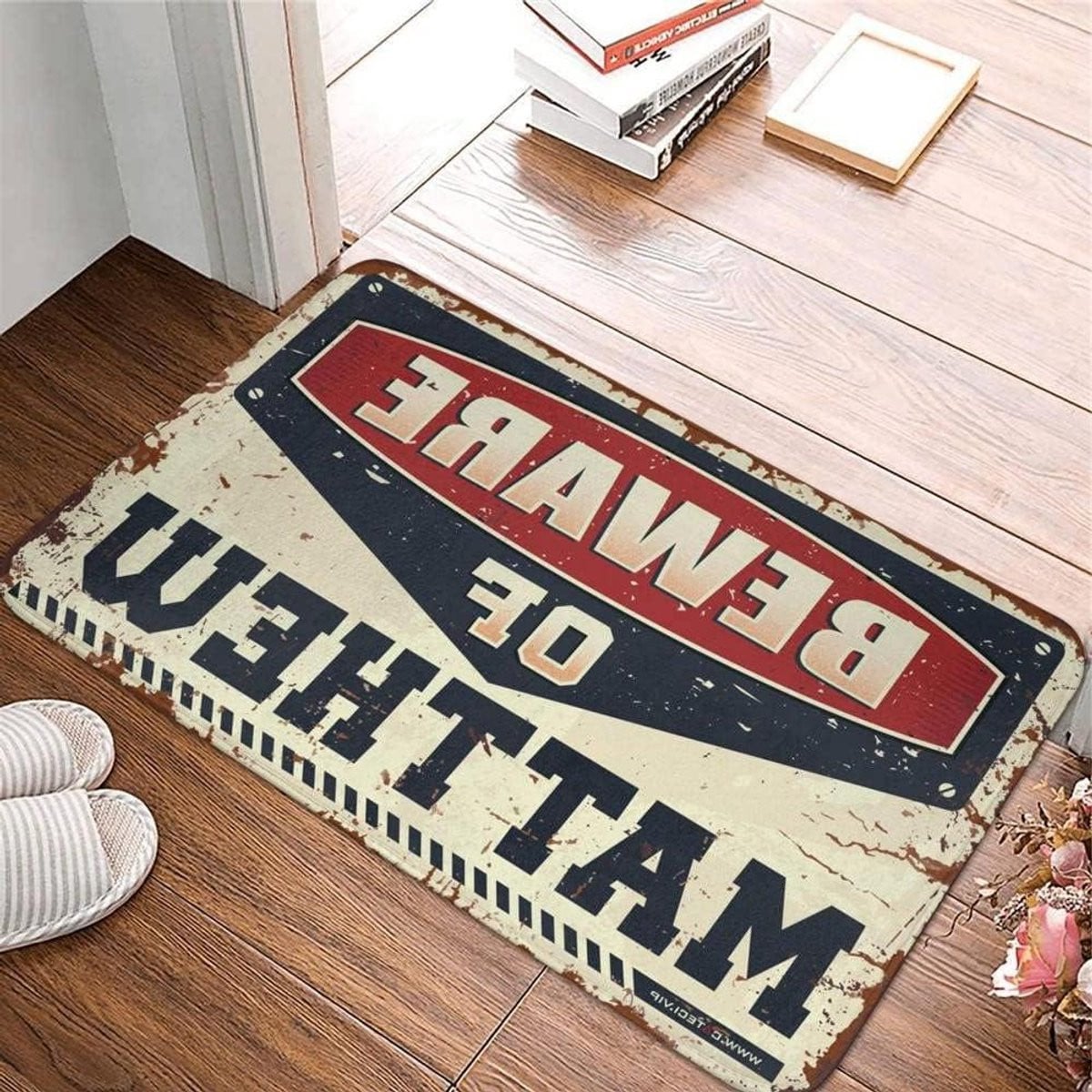 Voetbal Deurmat voor Voetbal Fans - Geel - 50 x 80 cm