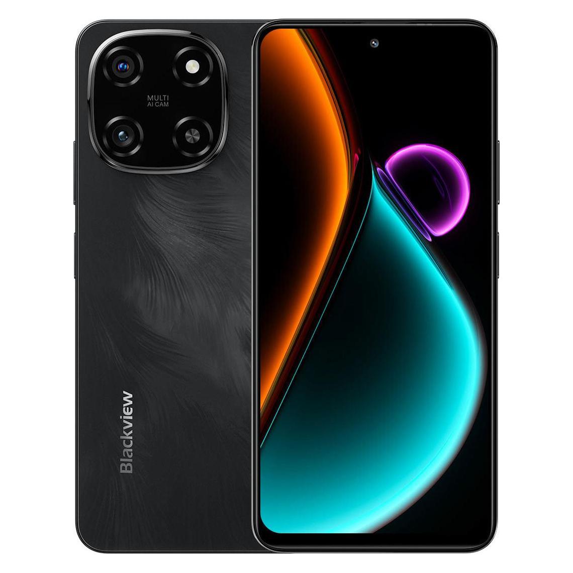 Blackview Color 6 (Double Sim - 6.67"- 128 Go, 8 Go RAM) Noir (128 GB, Noir, 6.67", Dual SIM, 4G) (COLOR 6 BLACK 8+16GB/128GB)