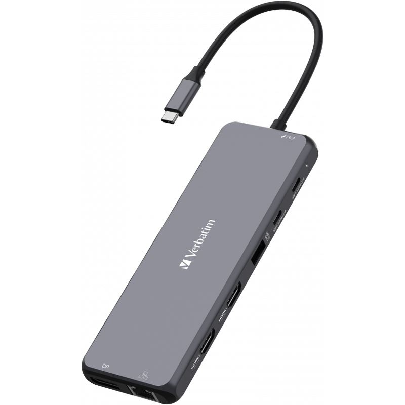 Verbatim USB-C-zu-Multiport-Hub mit 13 Anschlüssen CMH-13