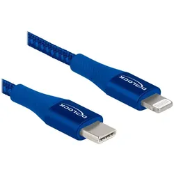 Delock USB Type-C – Lightning (1 m, USB 2.0), USB Kabel