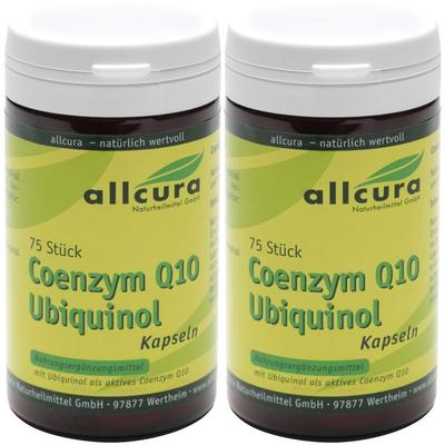 Coenzym Q10 Ubiquinol 100 mg Kapseln 2x 2x75 St