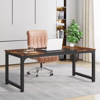 Envelor Tribesigns Simple Conference Table, Rectangular Meeting Table Computer Desk