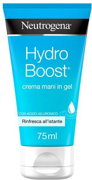 Neutrogena Hydro Boost Crema Mani Gel Ultra Leggera 75 ml Con Acido Ialuronico Idratazione 24H