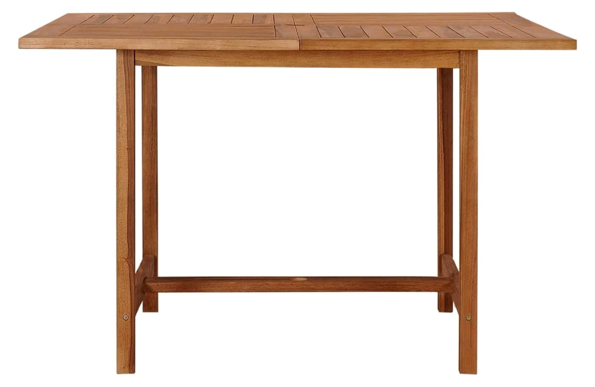 Gartentisch Outdoor Esstisch Couchtisch Garten Bistro Terrassentisch Essmöbel Garten Outdoor 110x110x75cm Massivholz Teak