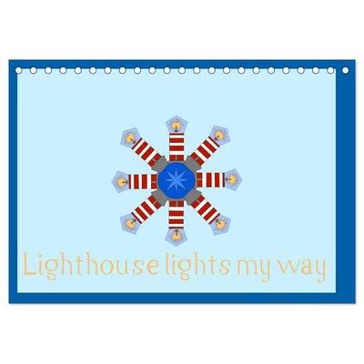 Lighthouse lights my way (Desk Calendar 2026 DIN A5 landscape), CALVENDO 12 Month DeskCalendar
