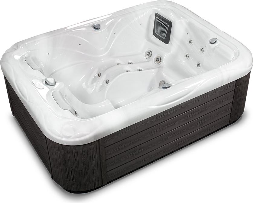Wellis Mars P&P Plug and Play Whirlpool Outdoor Außenwhirlpool für 3 Personen inkl. Thermoabdeckung