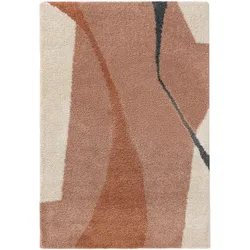 benuta Pop Hochflor Shaggyteppich Louise Multicolor 120x170 cm - Hochflor Teppich für Wohnzimmer