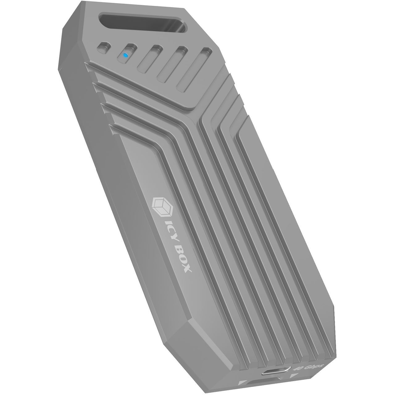 RaidSonic ICY BOX IB-1919M-C42 Speichergehäuse USB4 M.2 NVMe mit Kühlkörper