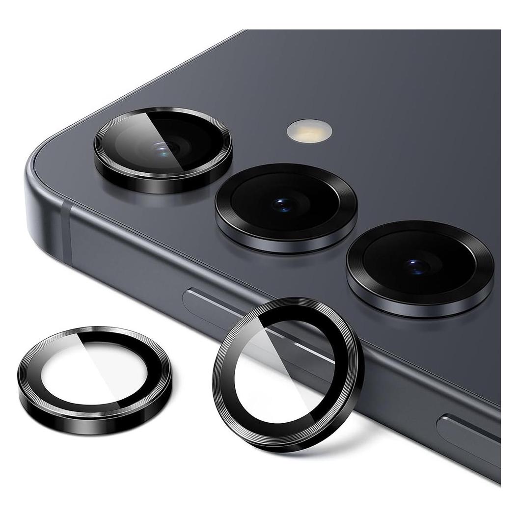 Lito - S+ Camera Glass Protector - Samsung Galaxy S25 Plus - Black (Samsung Galaxy S25) (56362754)