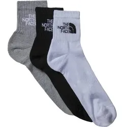 THE NORTH FACE Herren Socken MULTI SPORT CUSH QUARTER SOCK 3P, Größe S in Schwarz Schwarz