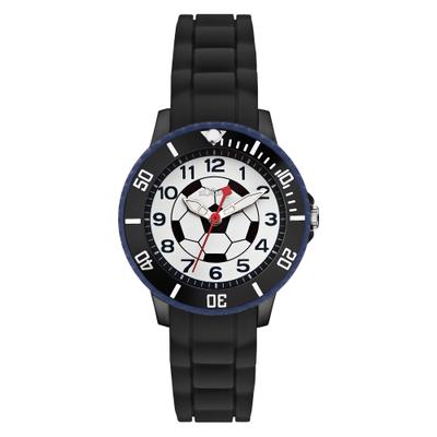 Quarzuhr S.OLIVER "The Action Time", schwarz, Armbanduhren, Kinder, Quarzuhr, Armbanduhr, Silikonarmband, Kinderuhr, Junge, analog
