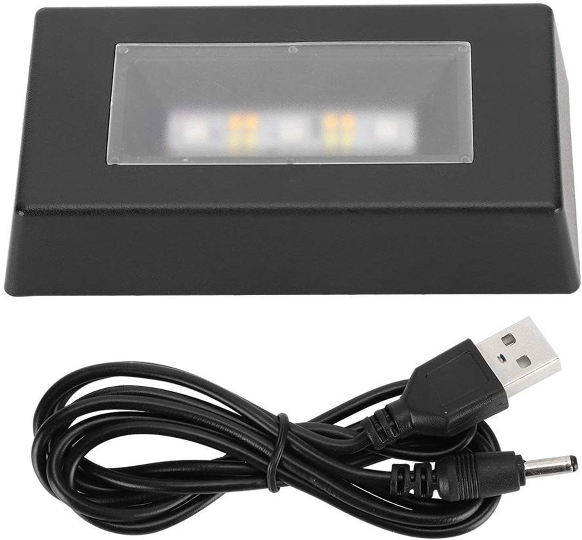 Dailygoody LED Lichtbasis - Multi-kleur Kristal Display Stand met USB-voeding voor Sieraden en Kunstwerken