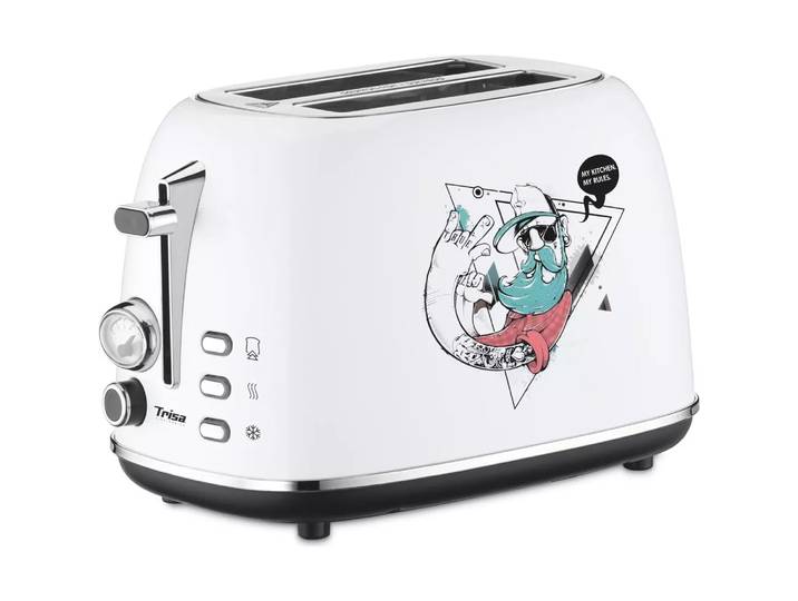 Trisa - Toaster Street Art Weiss