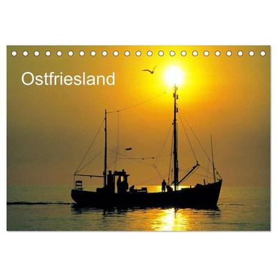 Ostfriesland (Tischkalender 2026 DIN A5 quer), CALVENDO Monatskalender