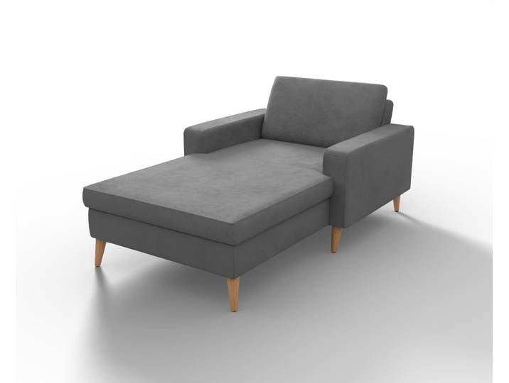 Sofa 391_02 - Grau (Mausgrau) - Grober Mikrofaserstoff