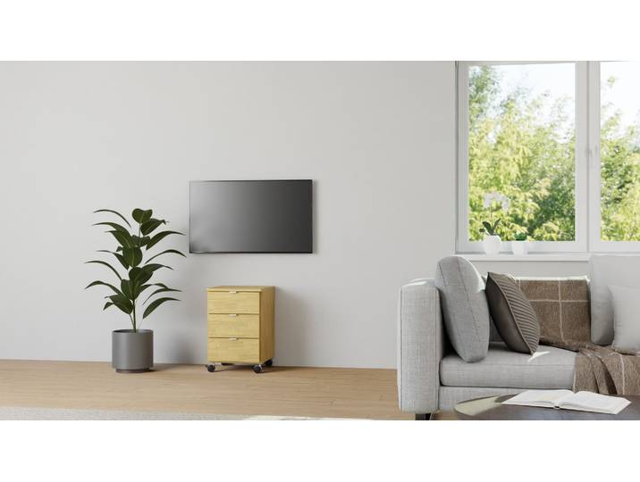 Caisson de bureau sur mesure Chêne Naturel huilé