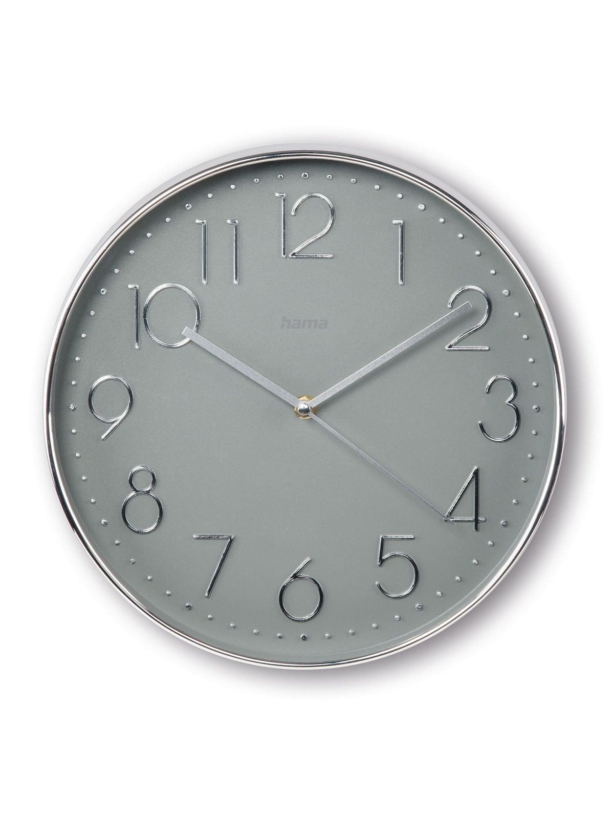 Hama Corsica Wall Clock 30 cm Silver