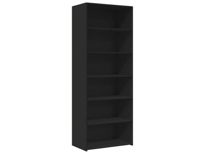 Kaorsrow Highboard Schwarz 70x41x185 cm Holzwerkstoff Schrank Modernes Standregal aus robustem Holzwerkstoff mit viel Stauraum für Wohnzimmer, Flur oder Esszimmer. Maße: 70x41x185 cm.