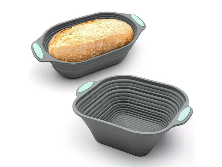 Brotbackform Silikon Grau 26.5 cm, Kunststoff, 30x8.7x16.5 cm, Backen & Backzubehör, Backformen, Kastenformen