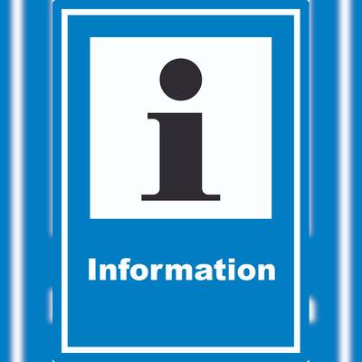 HB-Druck Information Aufkleber A7 (74x105mm)