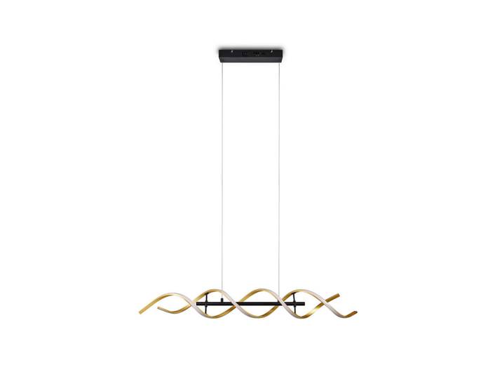 Trio Leuchten Led-Hängeleuchte Sequence, Alufarben, Goldfarben, Metall, 16x150x104.5 cm, Lampen & Leuchten, Innenbeleuchtung, Hängeleuchten, Pendelleuchten