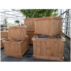 Holzkübel XXL Pflanzkübel Holz Premiumqualität, div. Größen, Pflanztopf