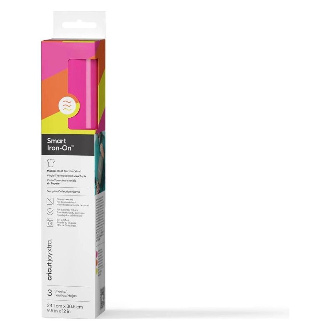 Cricut Smart Iron-On Joy Xtra 241x305cm 3 sheets Glowstick Sampler (P) (2011676)