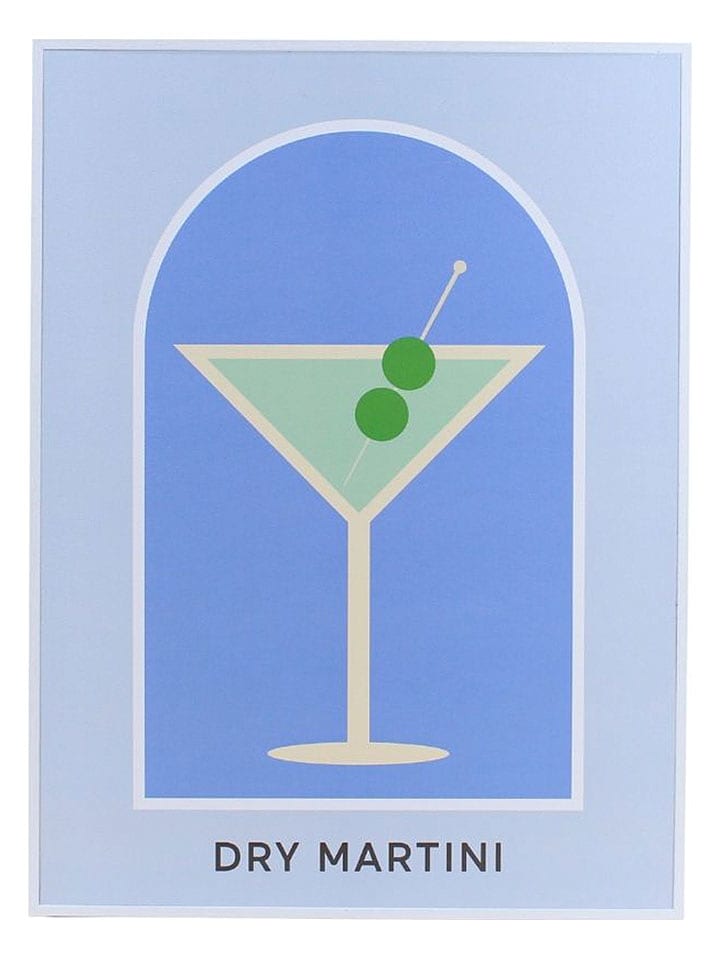 Ornami Gerahmter Kunstdruck ''Dry Martini'' - (L)40 x (B)30 cm - onesize