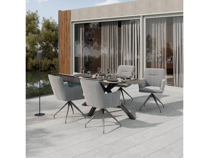 Gartentisch Bari Anthrazit ca. 200x100x75cm