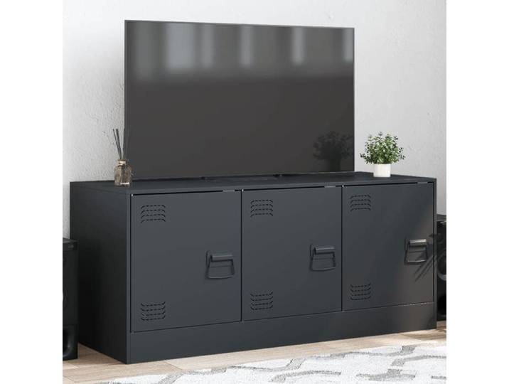 VidaXL Meuble TV Armoire de Télévision avec Compartiments et Poignées Meuble de Rangement Salon Intérieur Moderne 841645