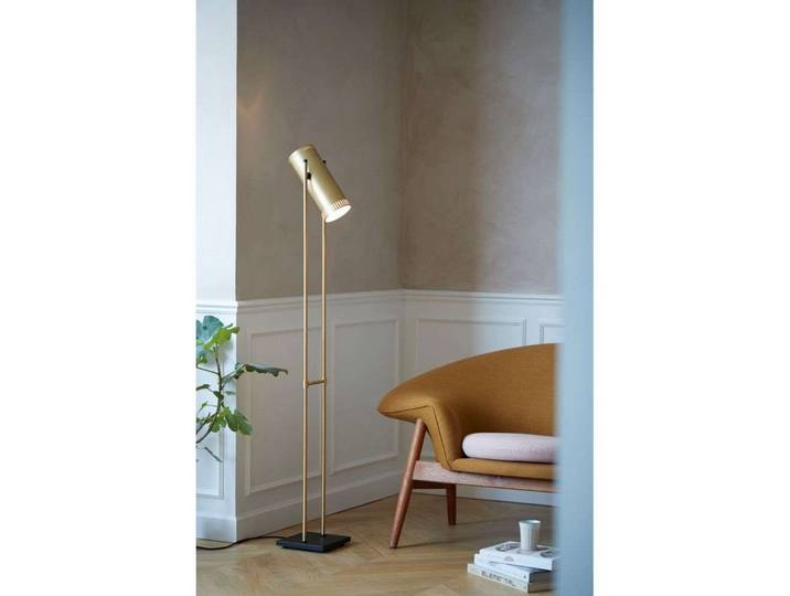 Trombone Lampadaire Brass - Warm Nordic - Salon / séjour - Design - Métal