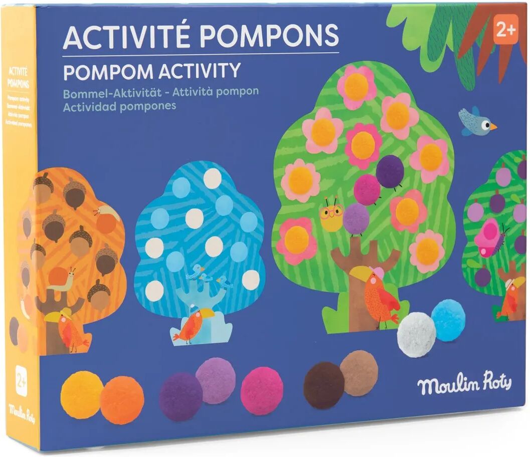 Moulin Roty Activité pompons arbres - Les Toupitis Multicolore taille unique