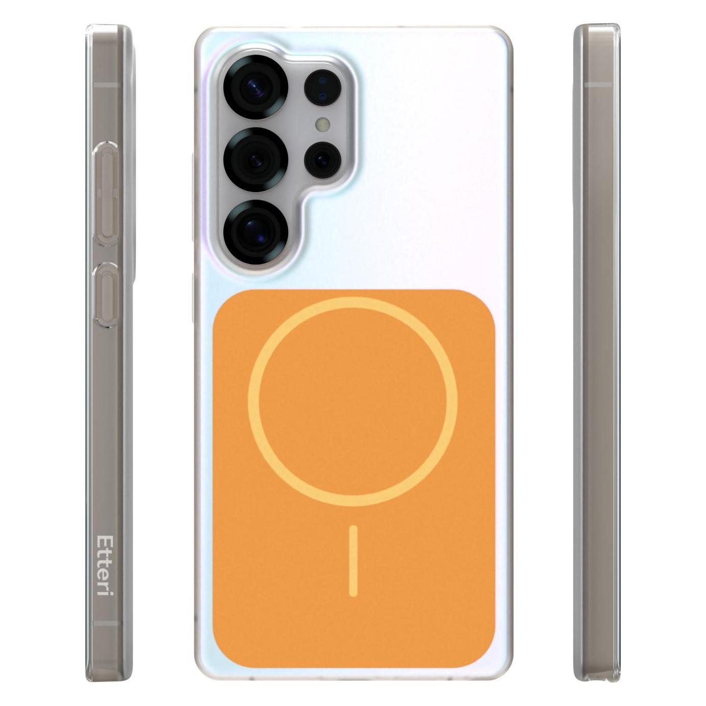 Etteri Hidden Pearl case for Samsung S25 Ultra orange (Samsung Galaxy S25 Ultra) (67252365)