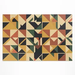 TEPPICH 60x90 cm Pastell Geometrie